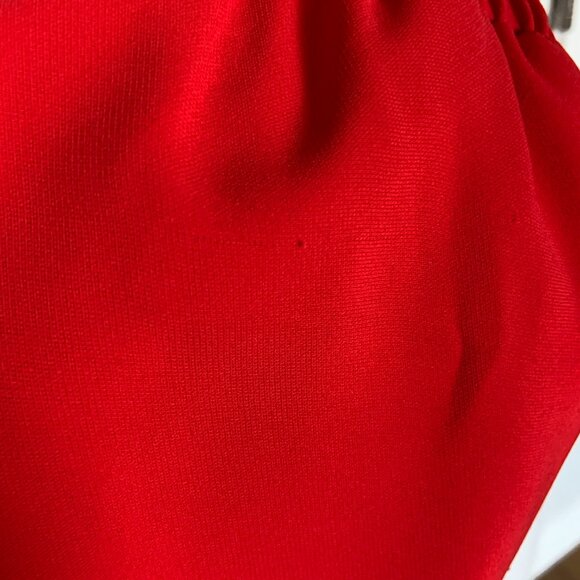 Amanda Uprichard Madison Jumpsuit Red Spaghetti Strap Romper Pantsuit Size P - Picture 14 of 16